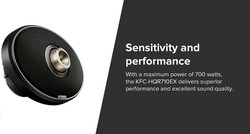 Kenwood KFC-HQR710EX 7x10in 700 Watt 2-Way (Double Bass) Car Audio Speakers