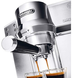 Delonghi Pump Espresso and Cappuccino Coffee Machine - Silver EC 850.M