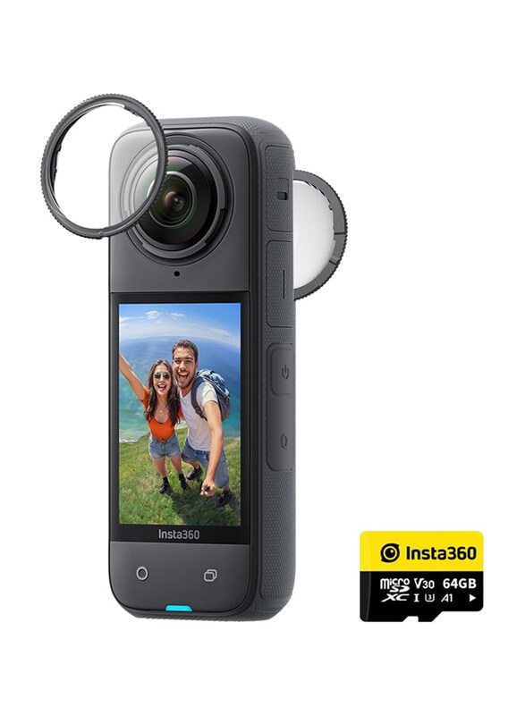 

Insta360 X4 8K Action Camera with 64GB Micro SD Card, 72 Mp, Black