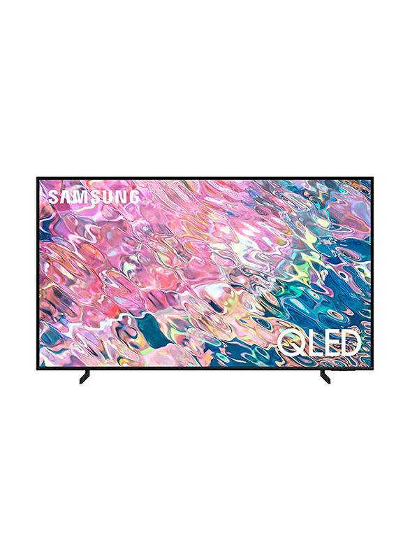 Samsung 55-Inch Flat Smart 4K QLED TV, Q60B, Black