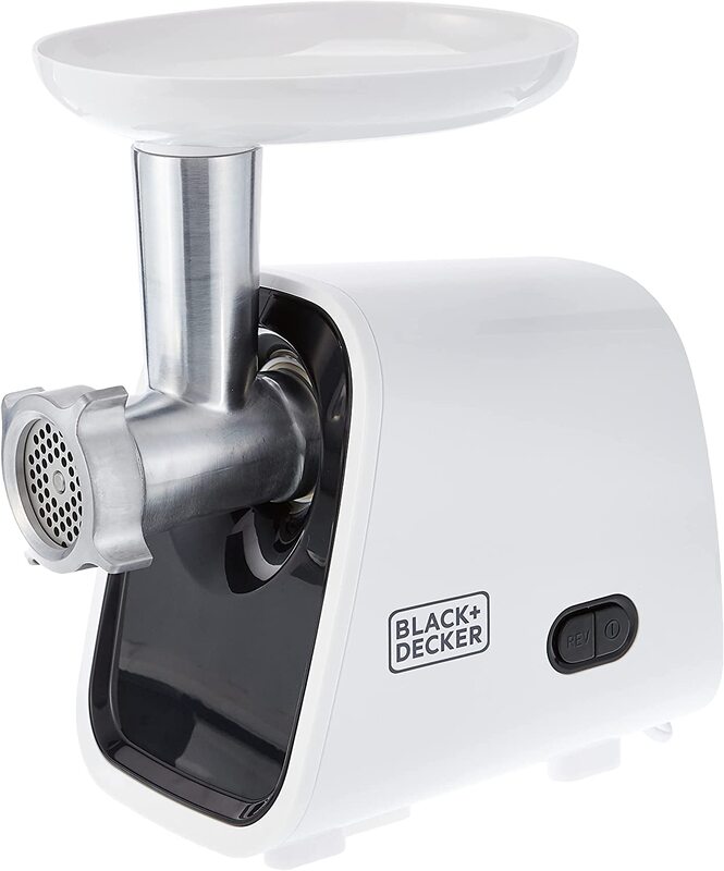 

Black+Decker 3-in-1 Meat Mincer/Grinder/Sausage Maker, 1500W, FM1500-B5, White