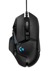Logitech G502 Hero Wired Gaming Mouse for PC, Black