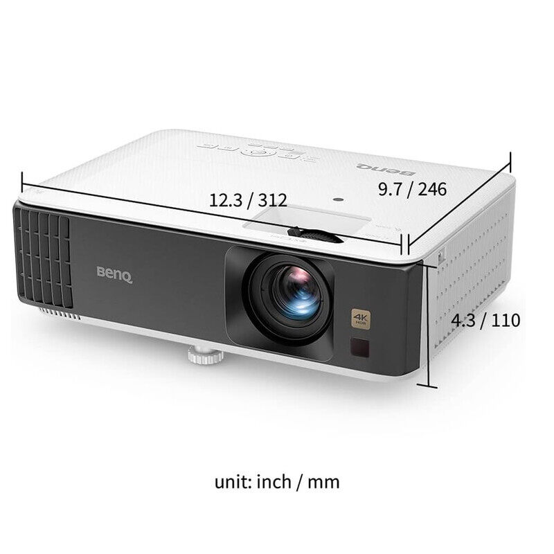 BenQ TK700 UHD HDR 4K Projector, 3200 Lumens Console Gaming Projector, 5W Speakers Home Theatre,at 4K and 240Hz,4ms at Full HD Input Lag for Games, Home Cinema and Sports, Projector 4K