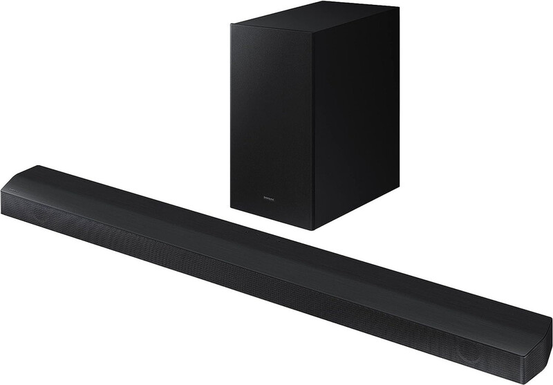 Samsung Soundbar Speaker 2022-3.1ch Surround Sound Audio With 7 Speakers Virtual DTS:X Wireless Subwoofer Bluetooth - HW-B650