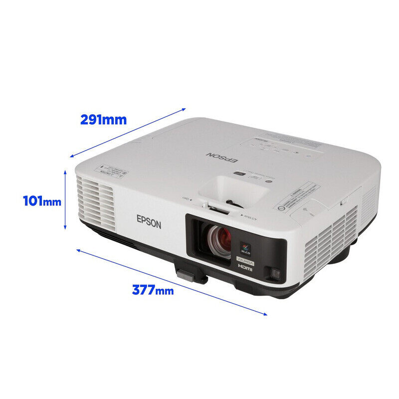 Epson EB-2250U 3LCD Full HD, 5000 Lumens, Business Projector, White