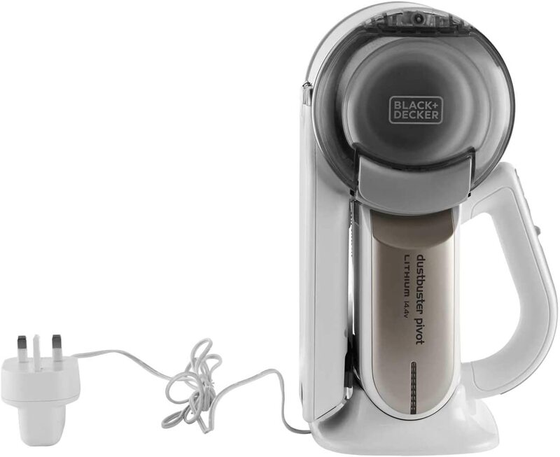 Black+Decker Cordless Handheld Vacuum Cleaner, 16.2W, PV1420L-B5, White