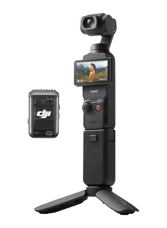 

Dji Osmo Pocket 3 Creator Combo Action Camera, 9.4 MP, Black