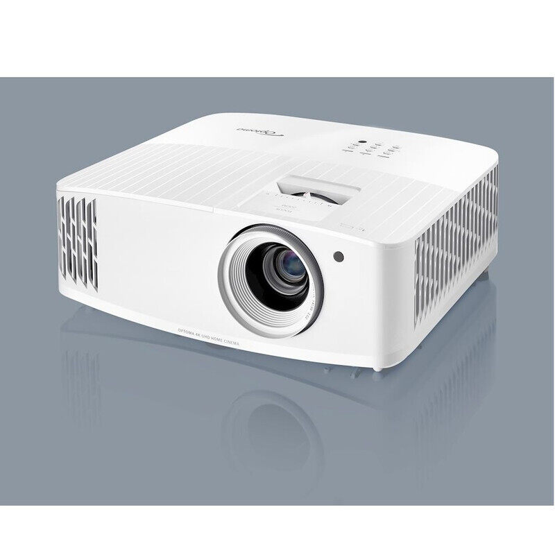 Optoma UHD38X Bright, True 4K UHD Gaming Projector, 4000 Lumens , 4.2ms Response Time at 1080p with Enhanced Gaming Mode , Lowest Input Lag on 4K Projector , 240Hz Refresh Rate , HDR10 & HLG, White