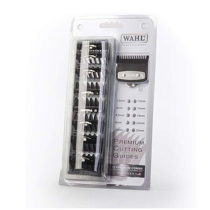 Wahl Premium Comb Set 1 to 8, 0.5 and 1.5 For Taper Clippers In Caddy