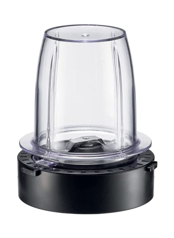 Kenwood 2L Glass Blender Smoothie Maker With Grinder Mill, 1000W, BLM45.720SS, Silver/Clear/Black