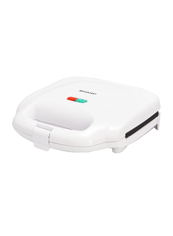 

Sharp Plastic Non-Stick Sandwich Maker, 700W, KZ-SU11-W3, White