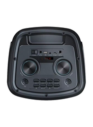 JVC Portable Bluetooth Party Speaker With Wireless Mic and Remote Control, XS-N4112PB, Black