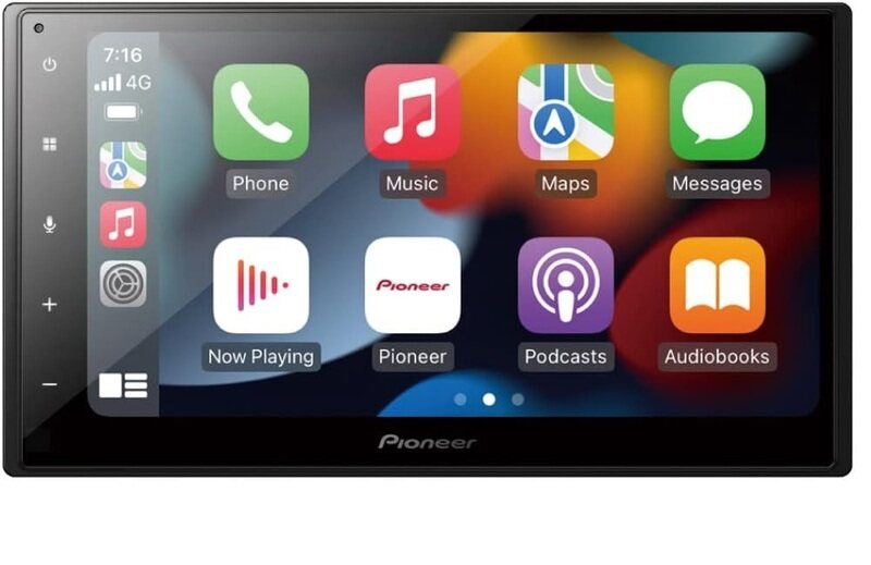 

Pioneer 6.8inch AV Receiver with Wireless Apple CarPlay, Wireless Android Auto and Mirroring by Weblink Cast