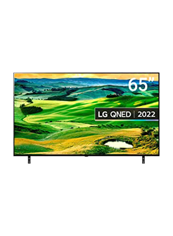 LG 65-Inch Flat Smart 4K HDR LED TV, 65QNED806QA-AMEG, Black