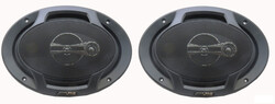 Alpine SPJ-691C3 300W Coaxial 3 Way RMS Car Speaker Black