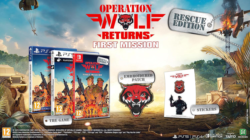 Operation Wolf Returns: First Mission Rescue Edition for PlayStation 5 (PS5) by Microids