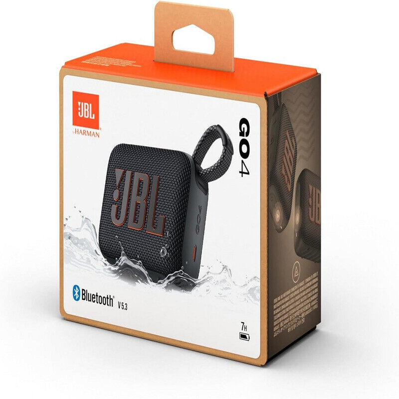 JBL Go4 Ultra-portable waterproof speaker,Black