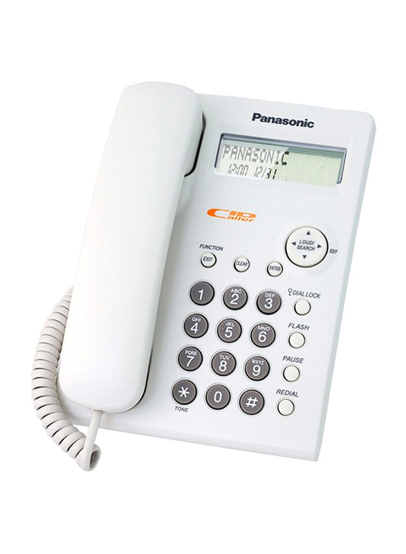 Panasonic KXTSC11MX Corded Telephone, White