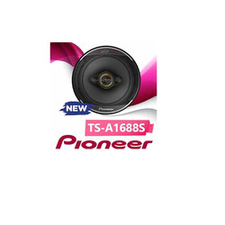 Pioneer TS-A1688S 350W Max/80W RMS 4-Way Speaker with Adapter, 6.5-Inch Diameter, Black