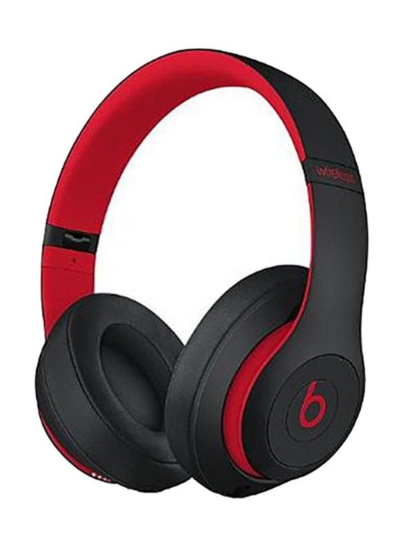 Beats Studio 3 Wireless Over-Ear Headphones, MX422AE/A, Black/Red