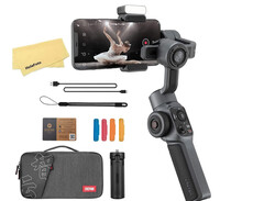 Zhiyun Smooth 5 Combo 3-Axis Handheld Gimbal Stabilizer for Smartphone Cell Phone Focus Pull & Zoom Capability for iPhone 13 12 11 X 8 7 6 Plus Samsung Galaxy S21 Note 20 Ultra Google Pixel 6