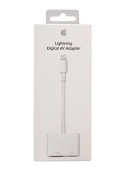 Apple Lightning to HDMI Digital AV Adapter, MD826, White