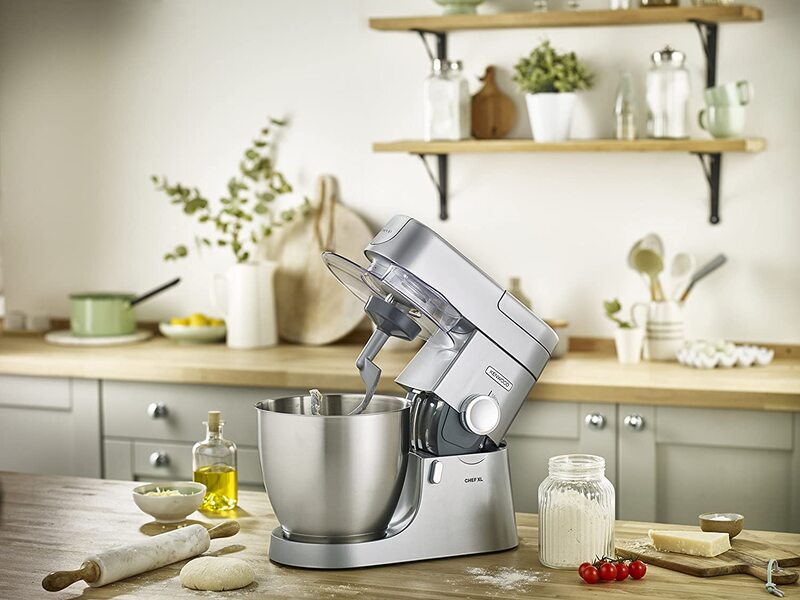 Kenwood Stand Mixer with 6.7L Stainless Steel Bowl, 1200W, KVL4110S Silver