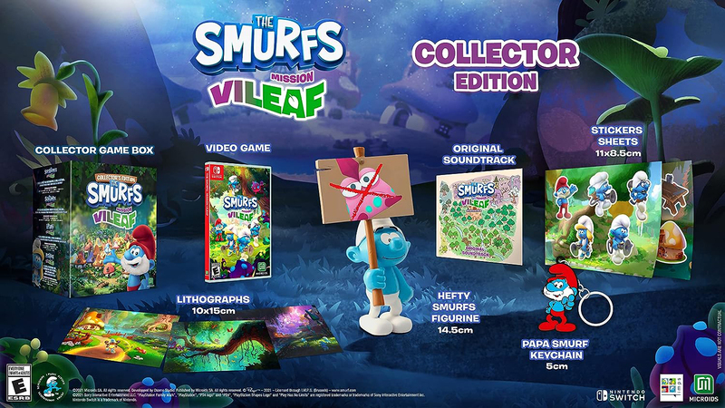 The Smurfs: Mission Vileaf Collector's Edition for Nintendo Switch by Microids