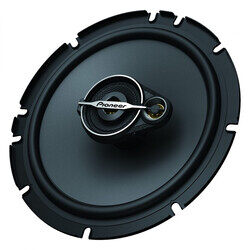 Pioneer TS-A1678S 320W Max/70W RMS 3-Way Speaker with Adapter, 6.5-Inch Diameter, Black