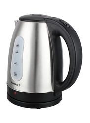 Admiral 1.7L Stainless Steel Electric Kettle, ADKT170GSS2, Black/Silver