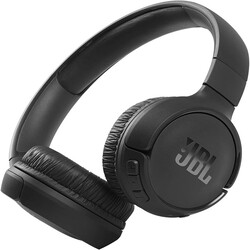 JBL Tune 510BT Wireless On-Ear Headphones, Pure Bass Sound, 57H Battery with Speed Charge, Hands-Free Call + Voice Aware, Multi-Point Connection, Lightweight and Foldable - Black, JBLT510BTBLK