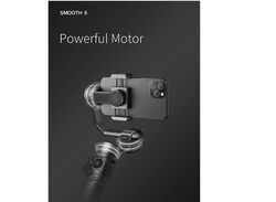 Zhiyun Smooth 5S Combo Professional Gimbal Stabilizer for Smartphone, Handheld 3-Axis Phone Gimbal, Portable Stabilizer Compatible with iPhone and Android ,White