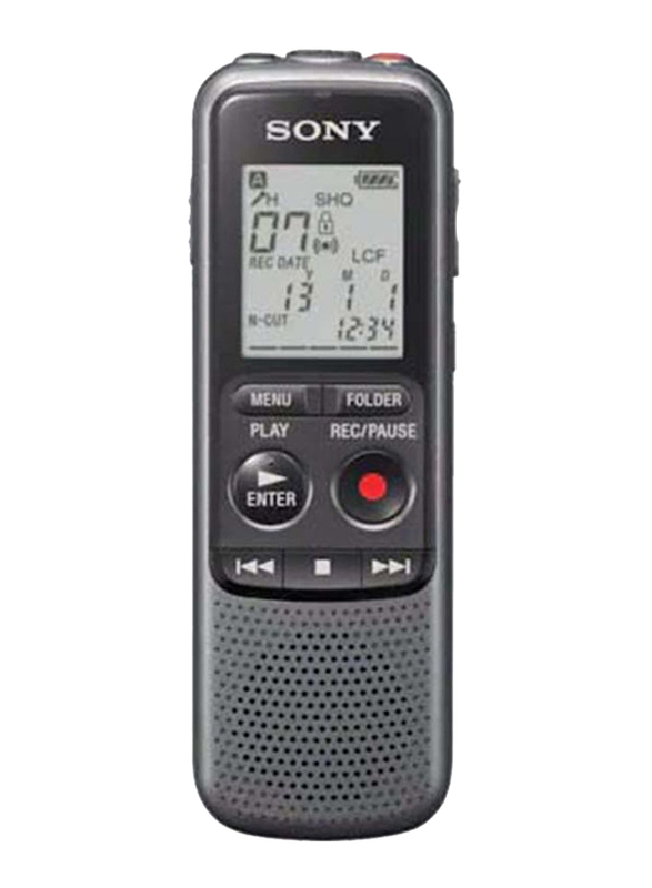 Sony Digital Voice Recorder with MP3 Recording and Playback, ICD-PX240, Black