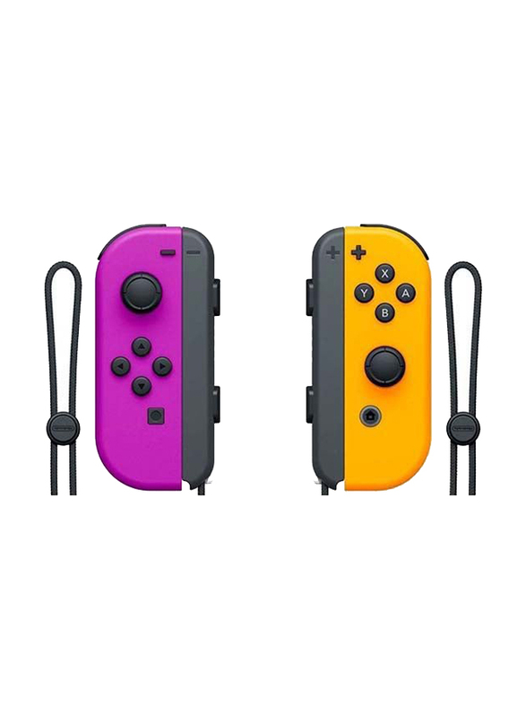 Nintendo Joy-Con Left and Right Controller for Nintendo Switch, Neon Purple/Neon Orange