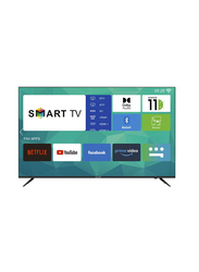 Videocon 65-Inch Edgeless 4K UHD Smart LED TV with Android 11, Voice Air Mouse, Dolby Audio and Wall Mount, E65EL1100, Black