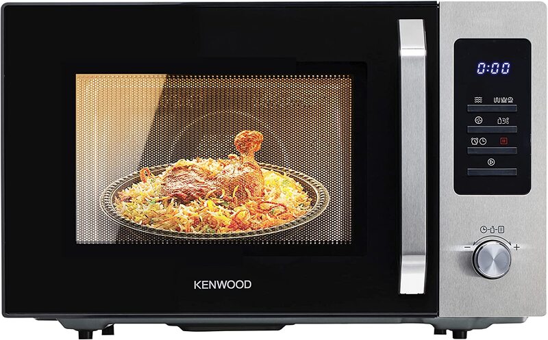 Kenwood 30L Microwave Oven with Grill Convection Digital Display, 900W, MWM31.000, Black/Silver