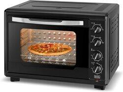 Black+Decker 55L Double Glass Multifunction Toaster Oven with Rotisserie, 2000W, TRO55RDG-B5, Black