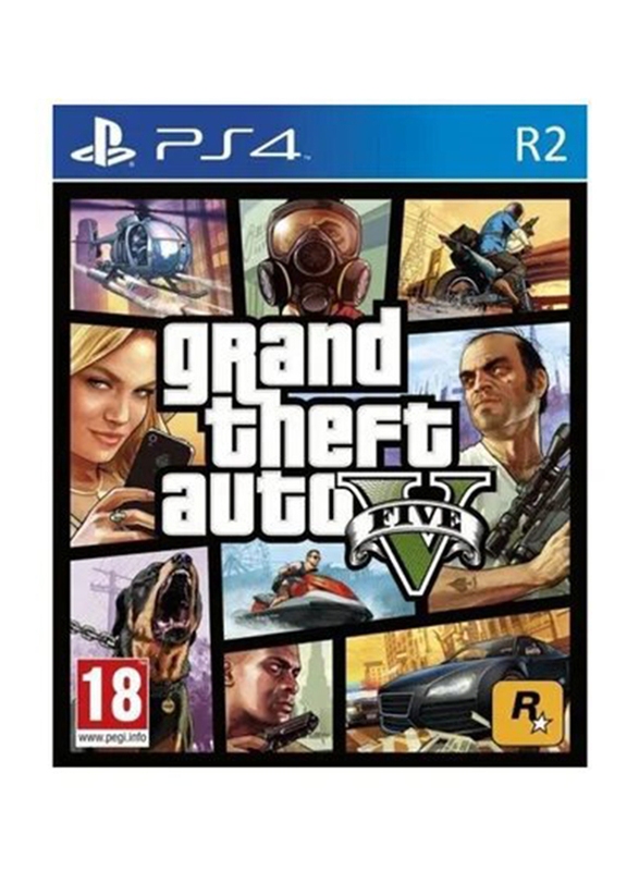 Grand Theft Auto V Intl Version for PlayStation 4 (PS4) by Rockstar Games
