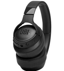 JBL Tune 710BT Wireless Over-Ear Headphones, Deep Powerful Bass, 50H Battery, Hands Free Call, Voice Assistant, Multi Point Connection, Lightweight Foldable, Detachable Cable - Black, JBLT710BTBLK
