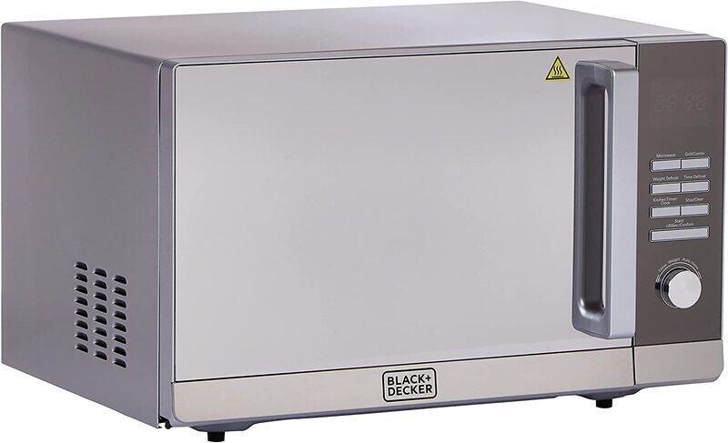

Black+Decker 30L Digital Microwave with Grill, 900W, MZ30PGSS-B5, Silver