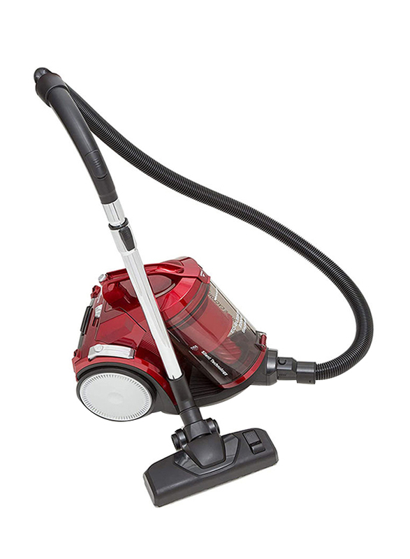 Sharp Canister Vacuum Cleaner, 3L, 2200W, EC-BL2203A RZ, Red