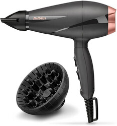 BaByliss Paris Hair Dryer, Salon-grade Motor With 2100w & Ionic Frizz-control, 6mm Ultra-slim Concentrator Nozzle With Lockable Cold Shot,Italian-made For Lasting Performance,6709DSDE(Black)