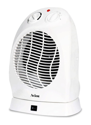 Avion Fan Heater with 4 Heat Settings, AFH458, White