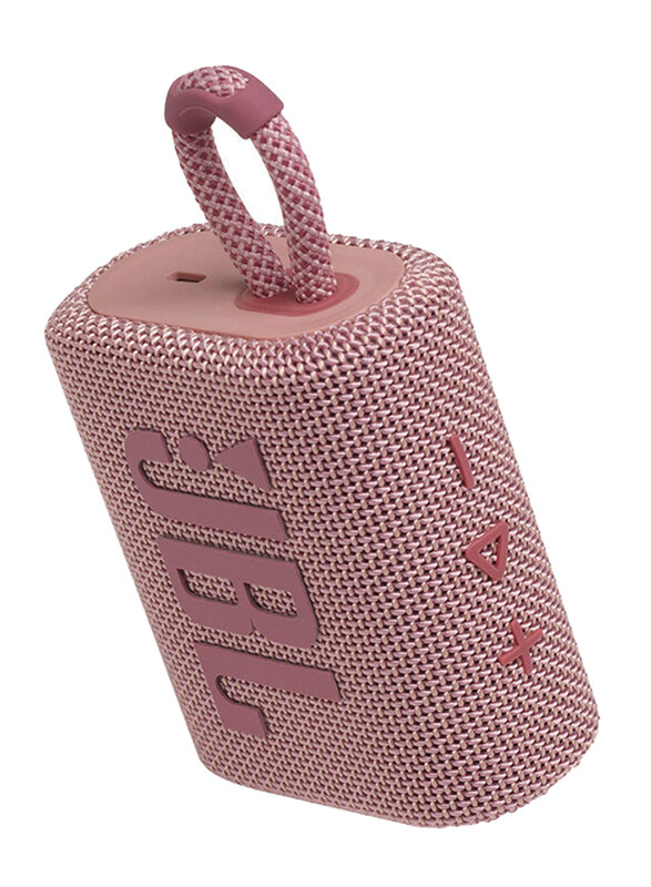 

JBL GO 3 Portable Bluetooth Speaker, Pink