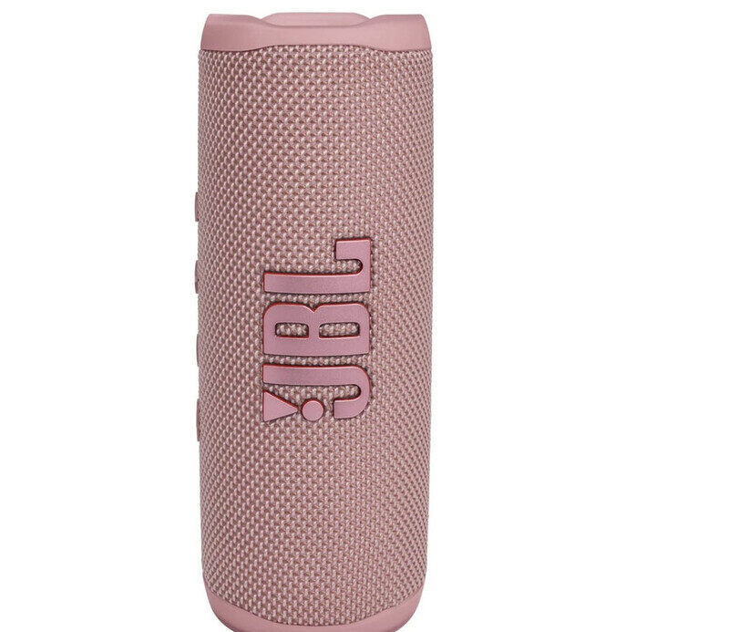 

JBL Flip 6 Bluetooth Box in Pink - Waterproof Portable Speaker with 2-Way Speaker System for Powerful Sound - Up to 12 Hours of Wireless Music Play.