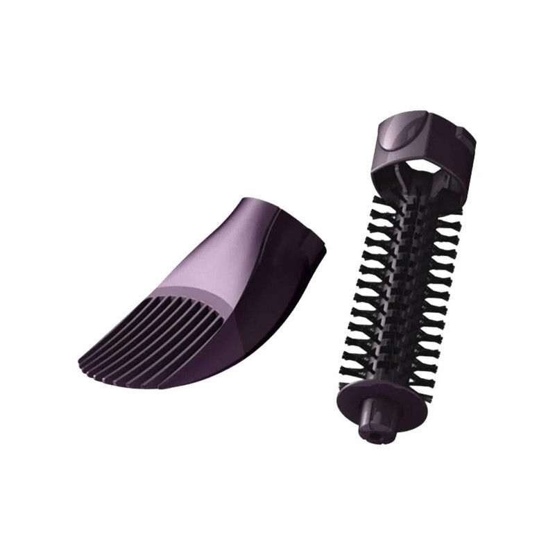 BaByliss The Paddle Air Brush Airstyler, High-Octane 1000W Pro Styling Brush, Adjustable 2 Speeds & Temperature Settings For Quick Dry, Ionic Function With 3 Attachments, AS115SDE (UAE Version)