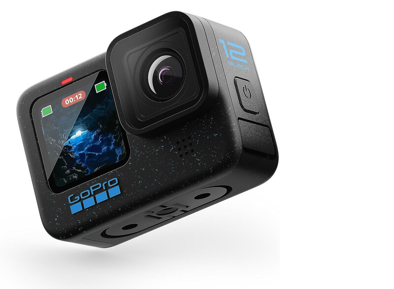 GoPro HERO12 Waterproof Action Camera with Front, Rear LCD Screens, 5.3K60 Ultra HD Video, HyperSmooth 6.0 with AutoBoost,1080p Live Streaming with Enduro Battery