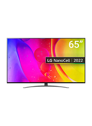 LG 65-Inch Flat Smart 4K UHD LED TV, 65NANO846QA-AMAE, Black