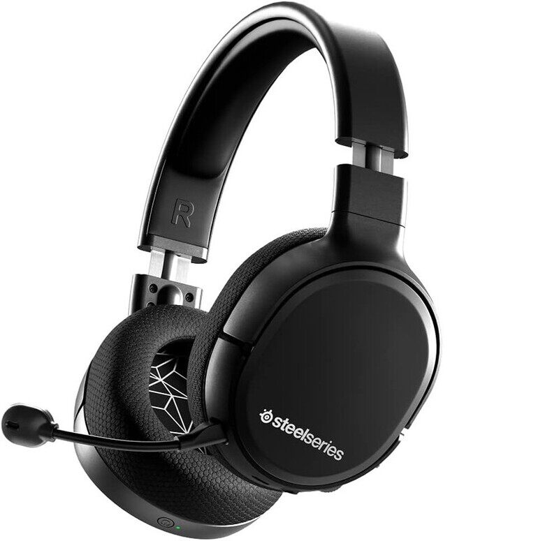 

Steelseries Arctis 1 Wireless 3.5mm/ Usb Connector Circumaural 4-In-1 Sensitivity 98Dbspl Gaming Headset - Black ,61512