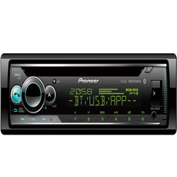 Pioneer DEH-S520BT, 1DIN Autoradio, CD-Tuner mit RDS, Bluetooth, MP3, USB und AUX-Eingang, RGB , Smart Sync App, 13-Band Equalizer, Spotify